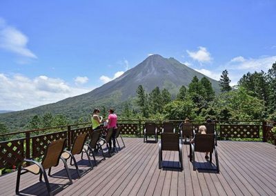 Arenal Observatory Lodge Deck