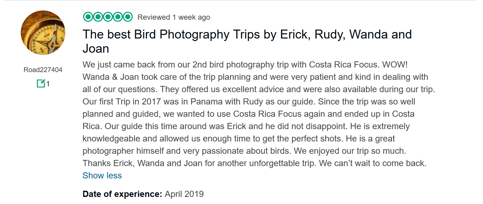 Costa Rica Birding and Photography at its Best 12 best costa rica birding photo trip costa rica focus review tripadvisor
