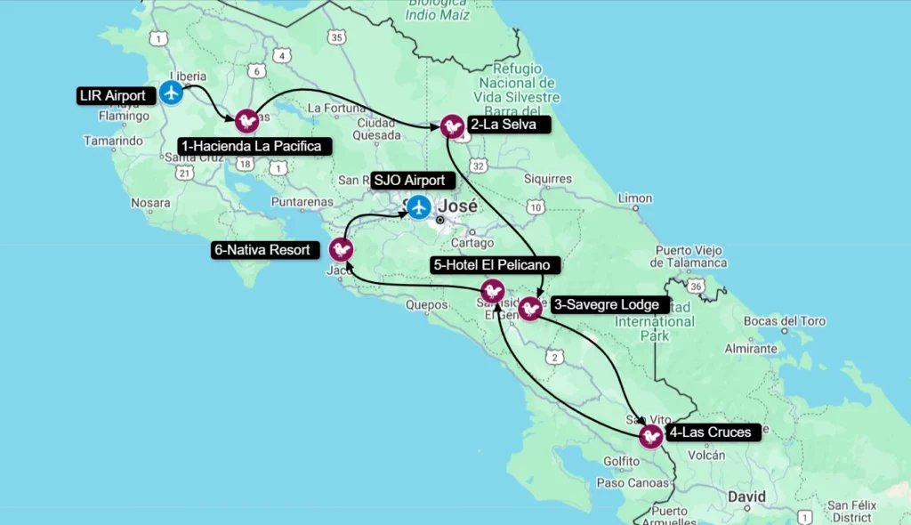 Birding the Biological Stations – Costa Rica