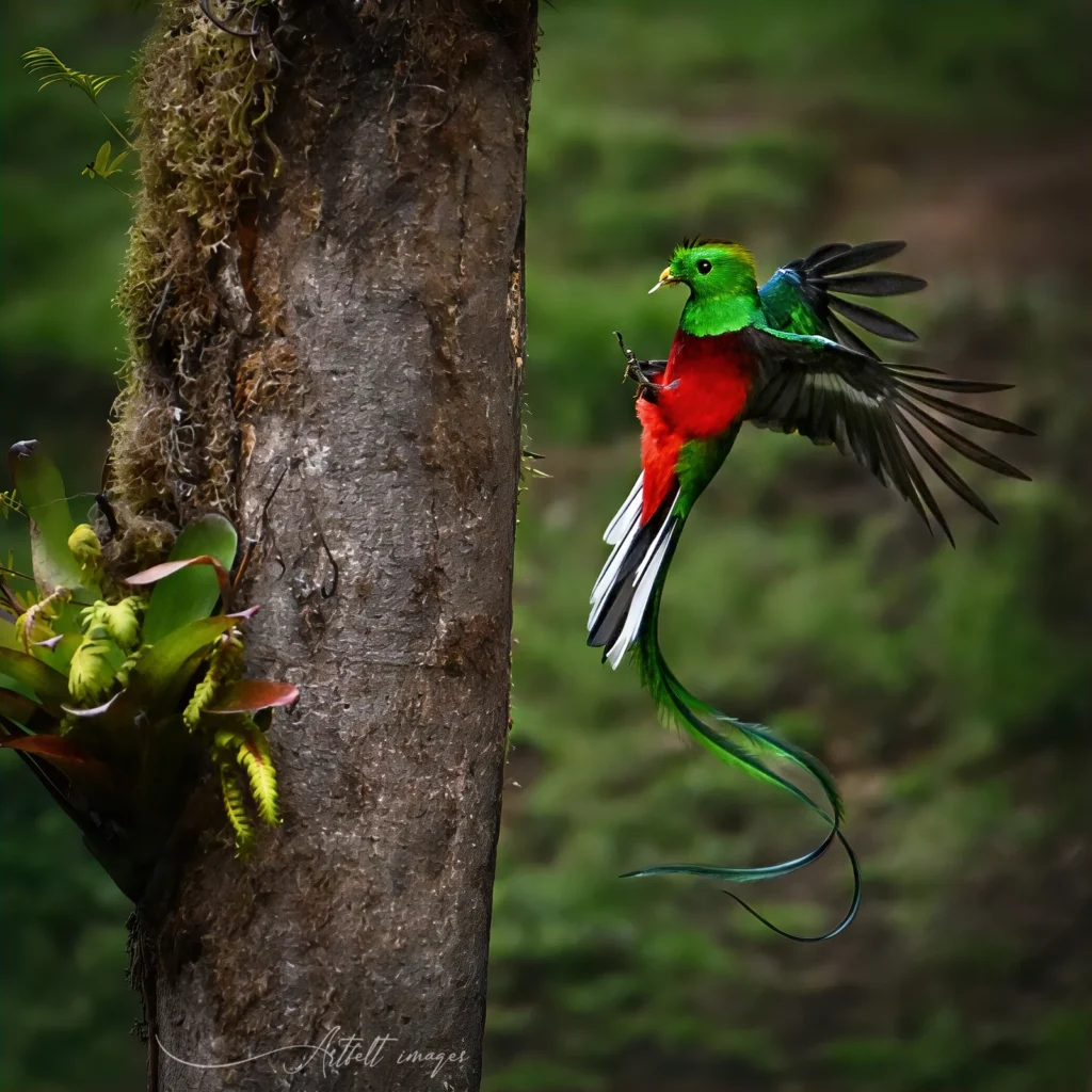 Resplendent Quetzal at San Gerardo de Dota, Costa Rica